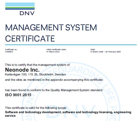ISO Valid 2029